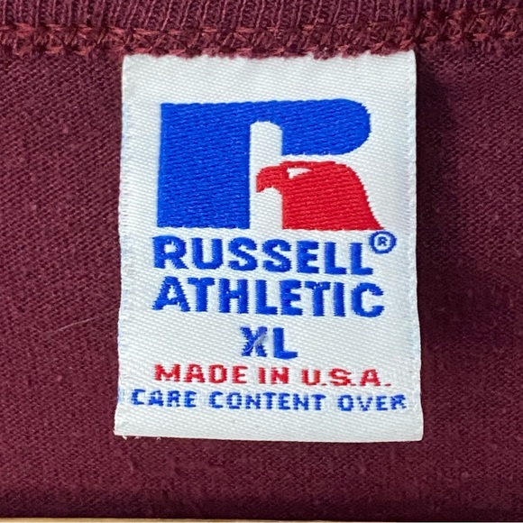 Vintage 90’s Lock Haven Jaycees Maroon Single Stitch T Shirt Made In USA Size XL - Picture 6 of 7